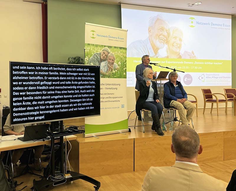 Expertenrunde Demenz am Mittwoch, 12. März 2025